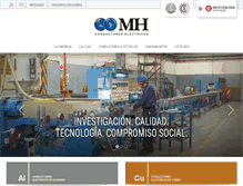 Tablet Screenshot of industriasmh.com.ar